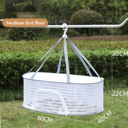 Plasa de uscat legume, fructe si haine, Multifunctional, 40x60 cm