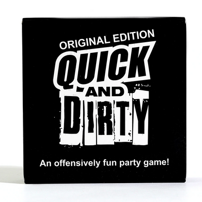 Joc de Carti Quick And Dirty, 70 de Carti pentru Distractie Ofensiva, de Comedie Sociala Amuzant pentru Seri cu Prietenii, de Petrecere pentru Minti Jucause