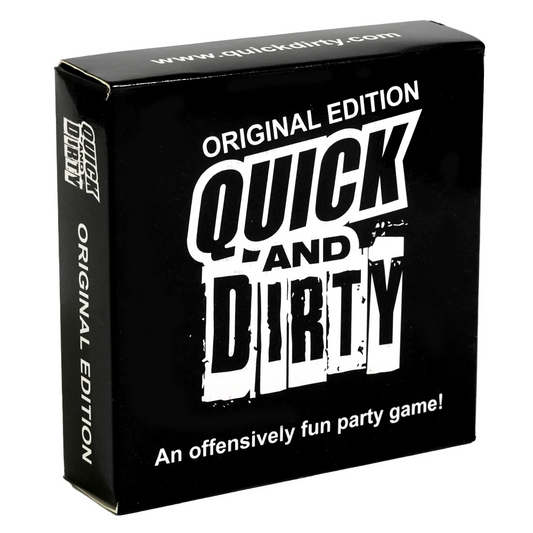 Joc de Carti Quick And Dirty, 70 de Carti pentru Distractie Ofensiva, de Comedie Sociala Amuzant pentru Seri cu Prietenii, de Petrecere pentru Minti Jucause